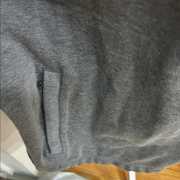 Charcoal Sleeveless Zip-Up Women's Hoodie - Picture 5 of 5